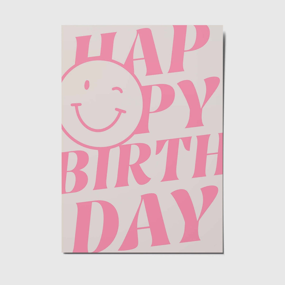 Happy Birthday - A6 Postkort