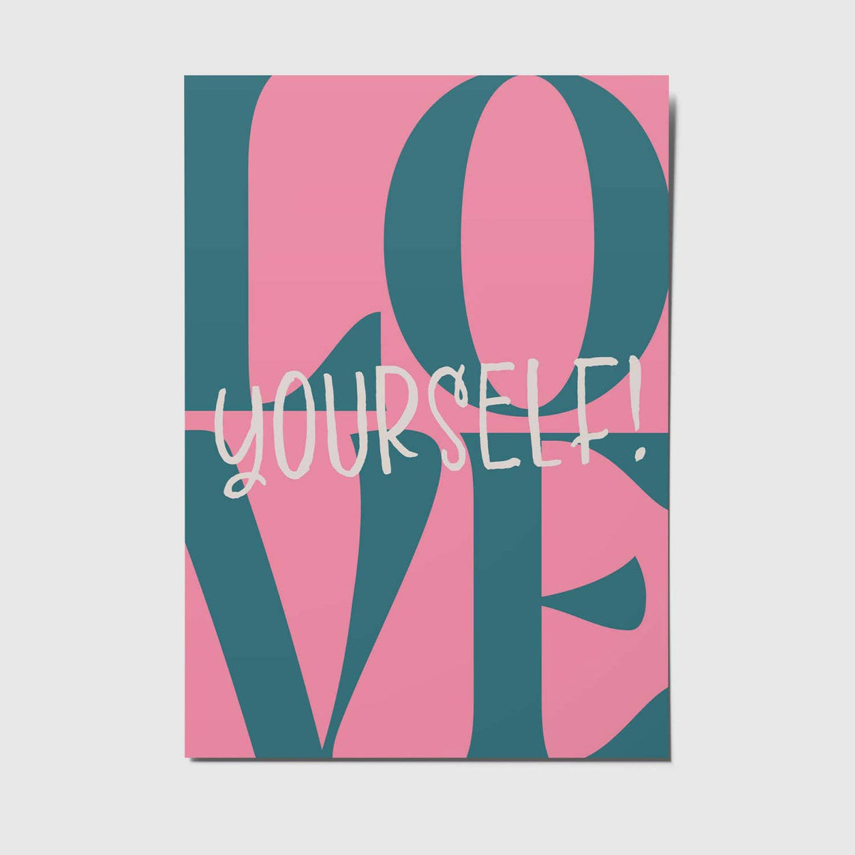Love yourself - A6 Postkort