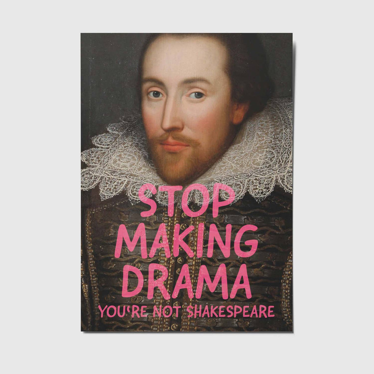 Stop making drama - A6 Postkort