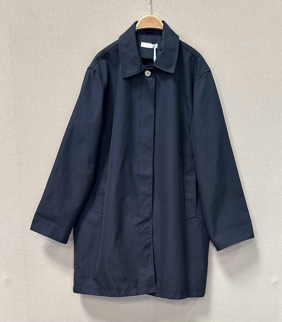 Oversized three-quarter cotton coat: 2