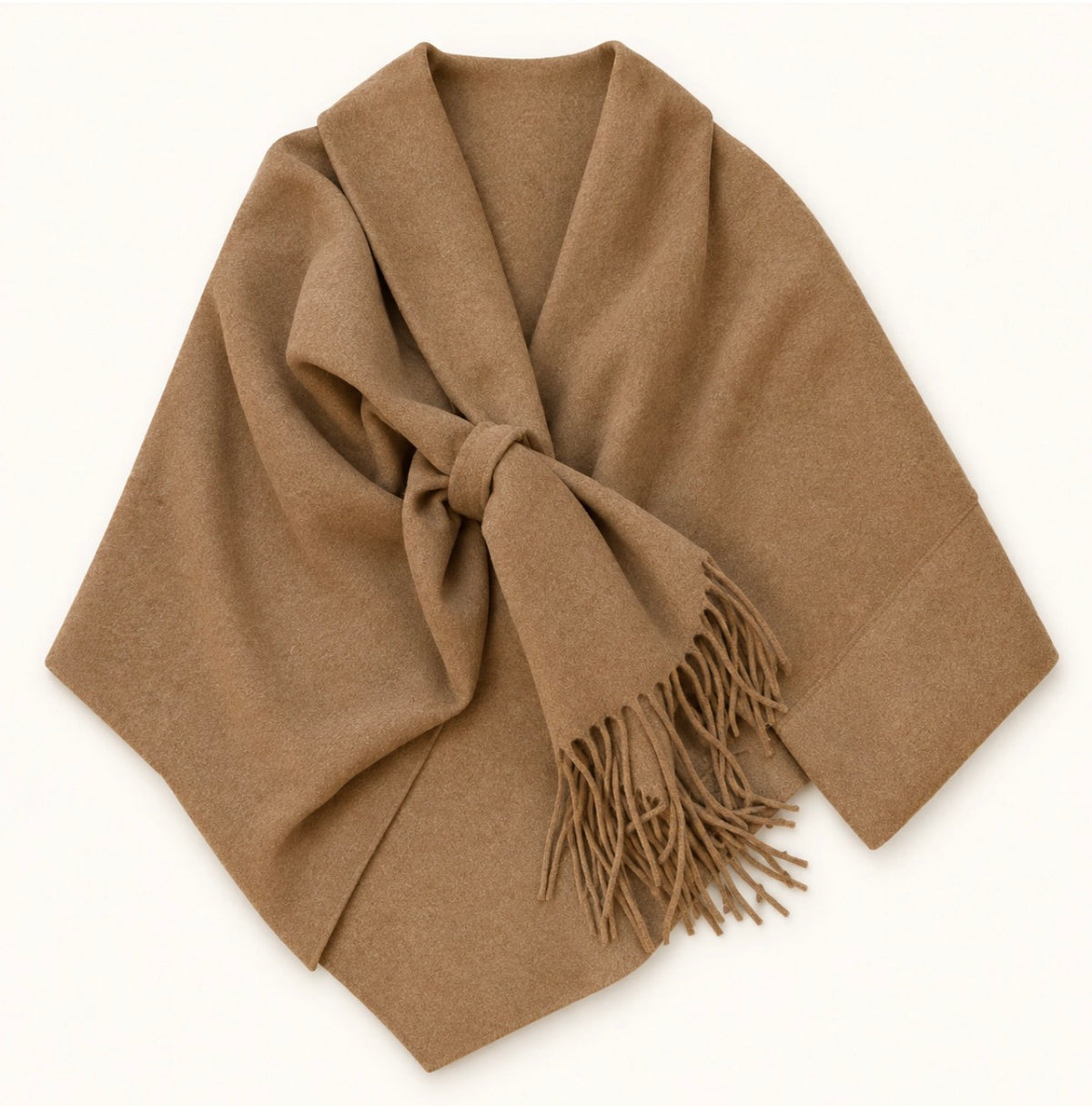 Poncho camelfarget