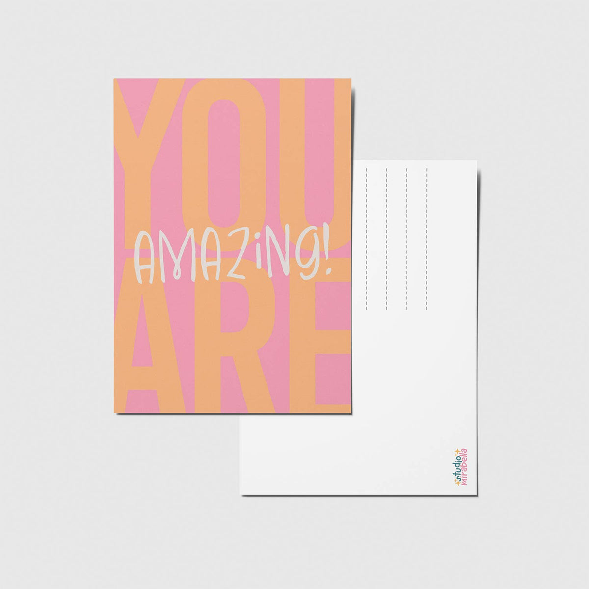 You are amazing - A6 Postkort