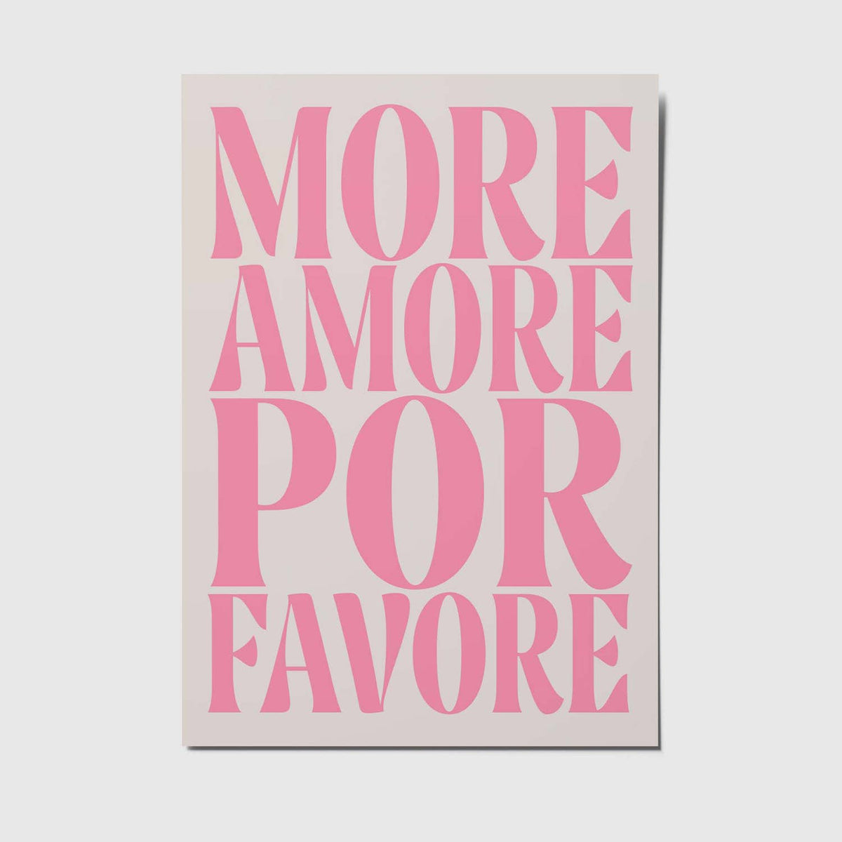 More amore por favore - A6 Postkort