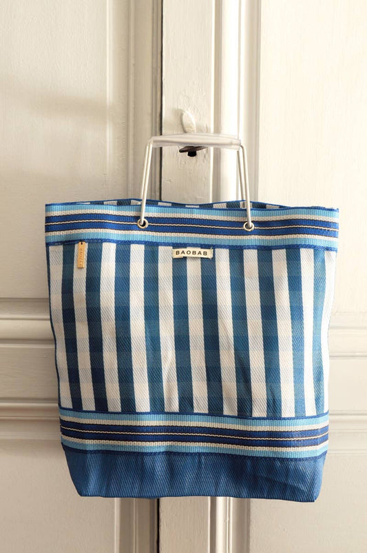 Baobab LOLLIA blå nylon tote bag