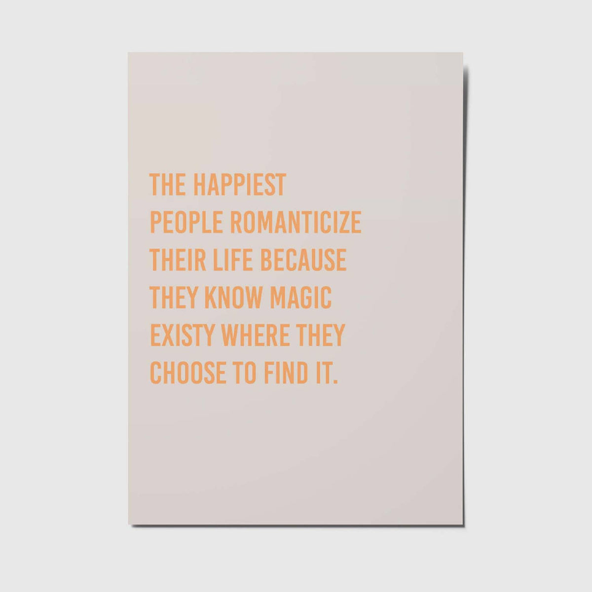 The happiest people - A6 postkort
