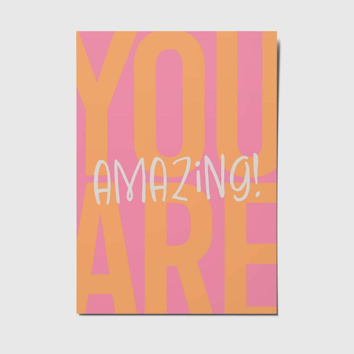You are amazing - A6 Postkort